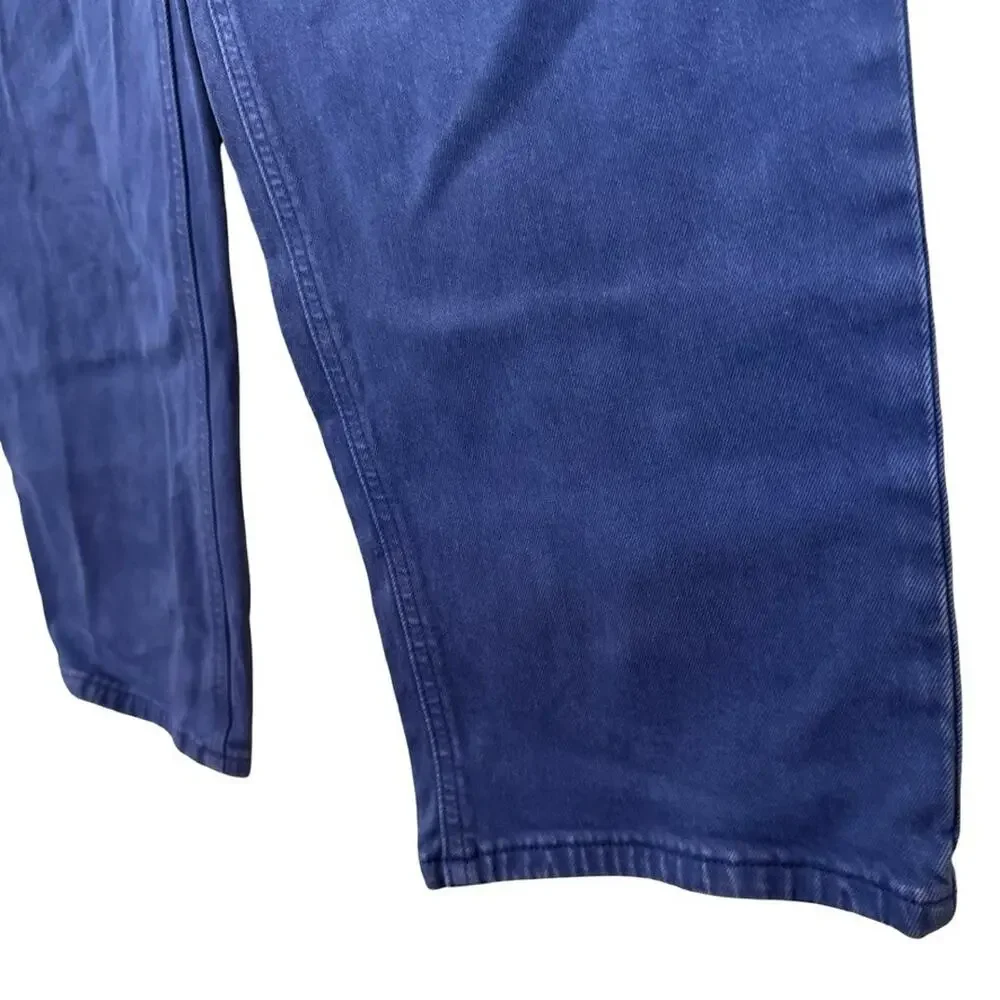 Everlane The Way High Curvy Jeans Organic Cotton Violet Ankle Tapered sz 32